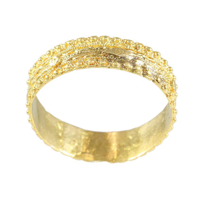 Antique Georgian Wedding Band In 18 Carat Yellow Gold