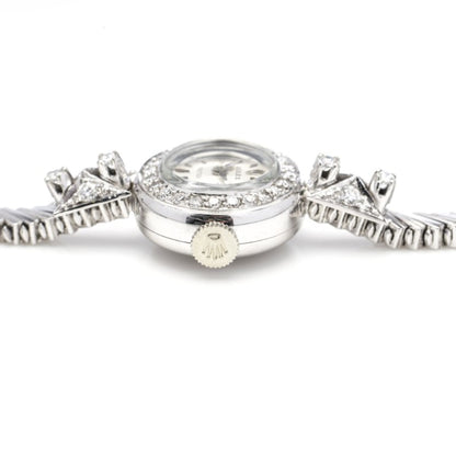 Vintage 1960s Rolex Precision Diamond Cocktail Watch 0.72 carats