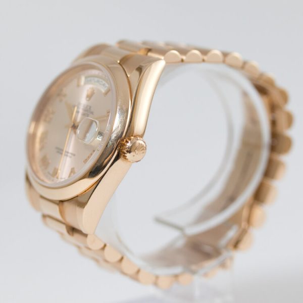 Rolex Day Date 18ct Pink Gold 118205 Automatic Watch