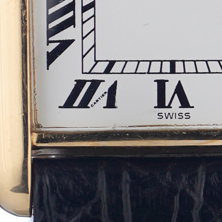 Vintage Cartier Tank 18ct Gold Watch