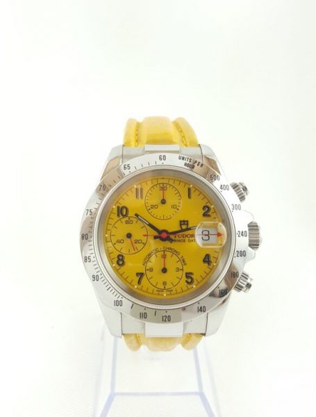 Tudor Prince Date 79280 Chronograph with Rolex Service Papers