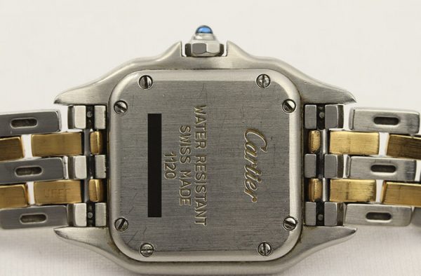 Cartier Panthere Ladies Steel and 18ct Gold 22mm Quartz Watch 1990s