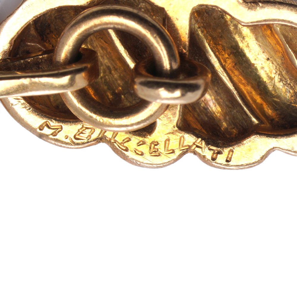 Mario Buccellati vintage 18ct yellow gold cufflinks