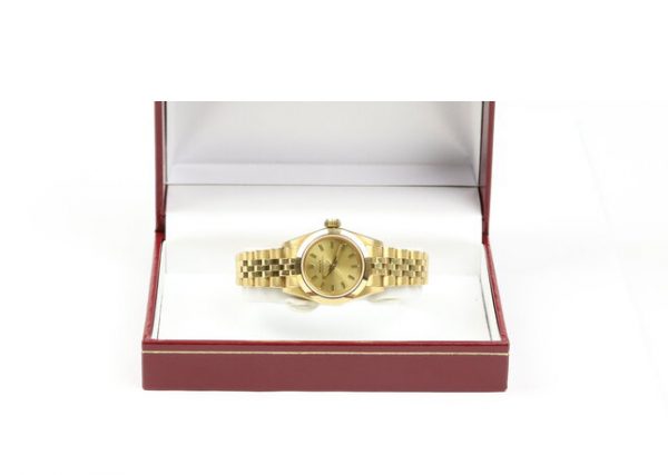 Vintage Rolex Lady Oyster Perpetual 18ct Yellow Gold 67188 Automatic
