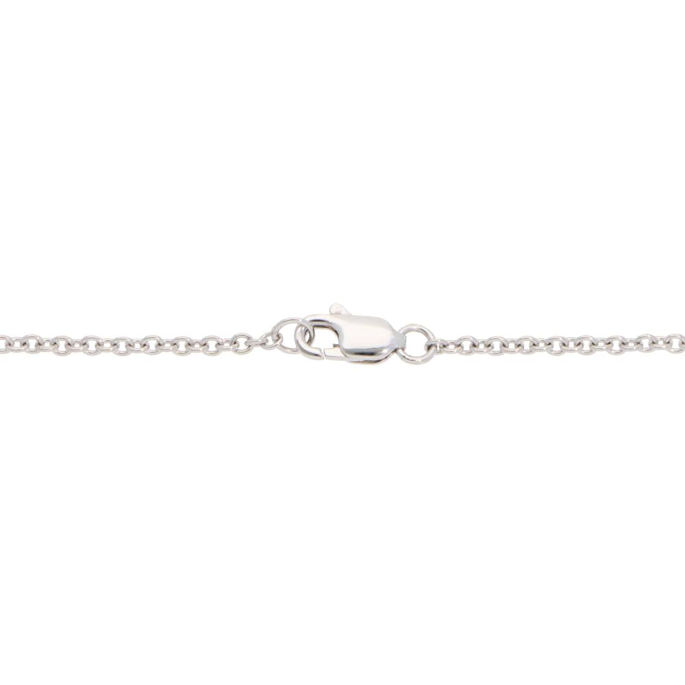 Contemporary Diamond Chain Bracelet In White Gold