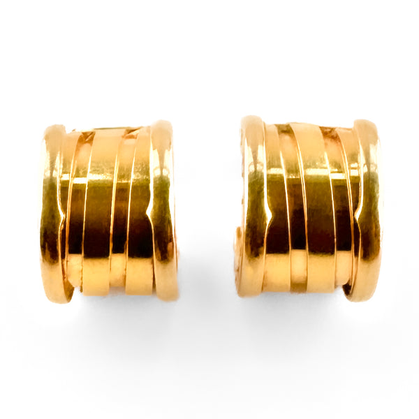 Vintage Bvlgari B.Zero1 Yellow Gold Half Hoop Earrings
