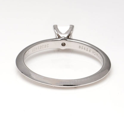 Tiffany and Co Princess Cut Diamond Solitaire Engagement Ring