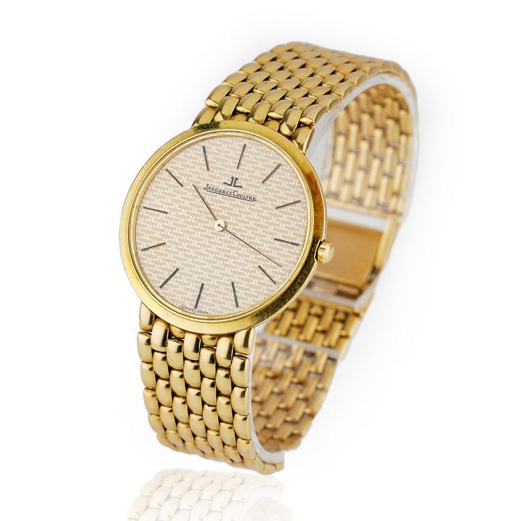 Vintage Jaeger LeCoultre 18ct Yellow Gold Ultra-Thin Watch