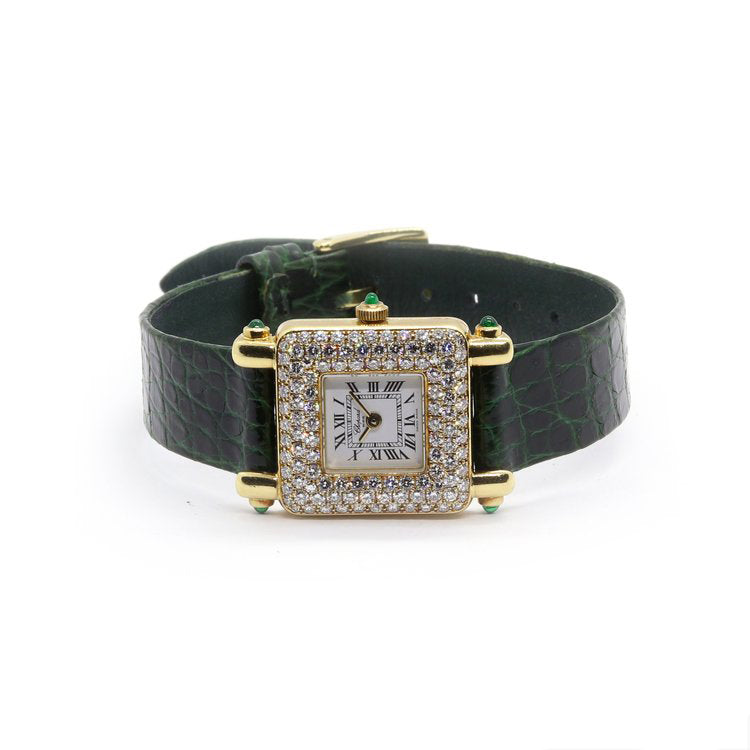 Chopard Happy Sport 18ct Yellow Gold and Diamonds Watch