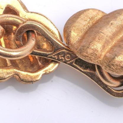 Vintage Mario Buccellati 18ct Yellow Gold Cufflinks