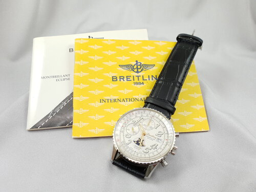 Breitling Montbrillant Eclipse 41mm Automatic Chronograph Watch, with papers.