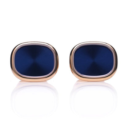 Vintage Patek Philippe Sapphire Crystal and 18ct Gold Cufflinks from the Golden Ellipse collection, oval cufflinks set with sapphire crystal within a polished yellow gold surround and T-bar fittings, original display and outer box, Circa 1990s