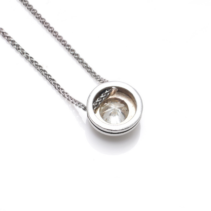Single Stone Diamond Solitaire Pendant