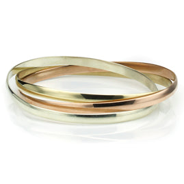 Trinity Gold Bangle