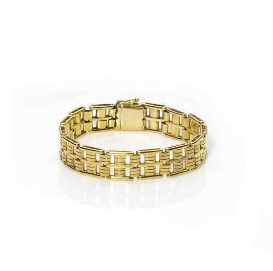 Antique Edwardian Gold Gate Bracelet