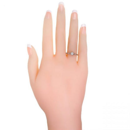 Vintage Old-Cut Diamond and Platinum Engagement Ring, 0.65 carat total