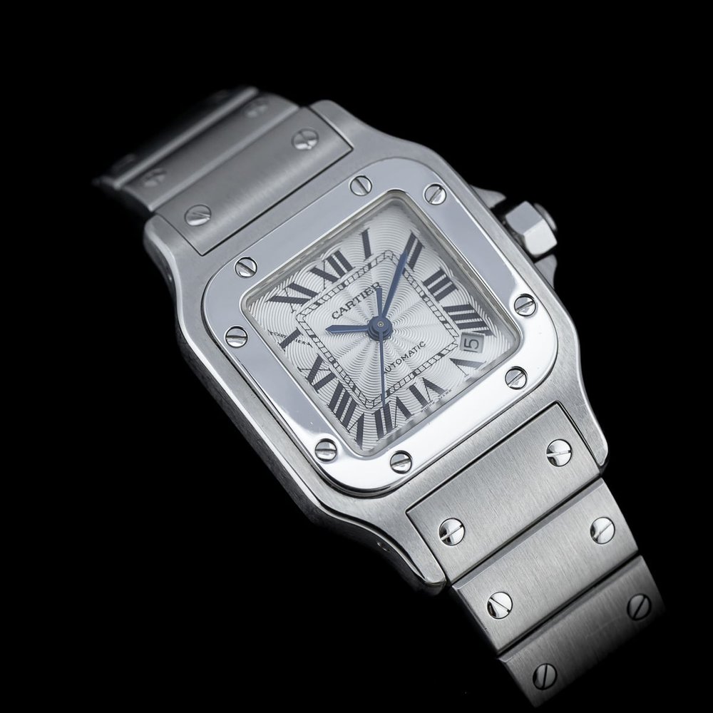 Ladies Cartier Santos Galbee 2423 Automatic Steel Watch