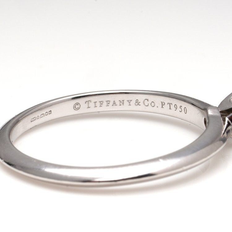 Tiffany and Co Princess Cut Diamond Solitaire Engagement Ring