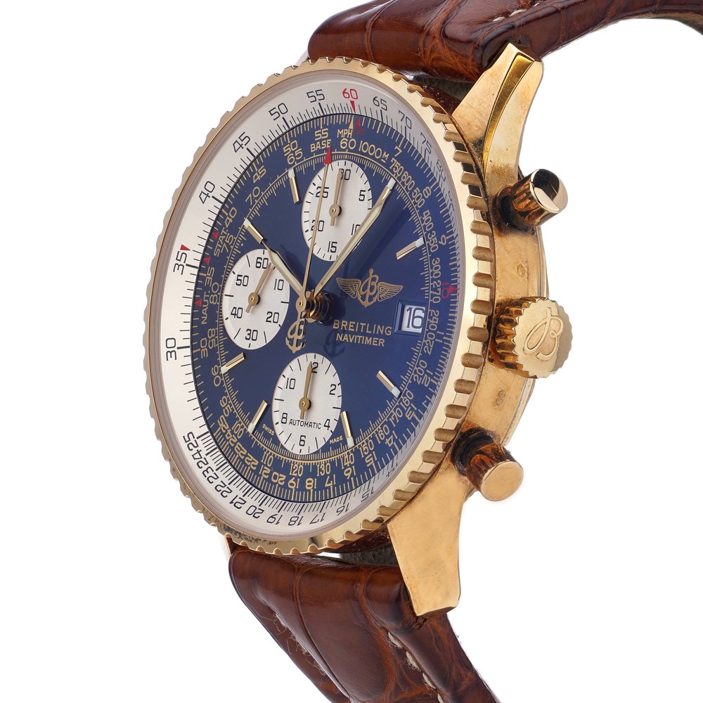 Breitling Navimeter 18ct Rose Gold Chronograph Watch