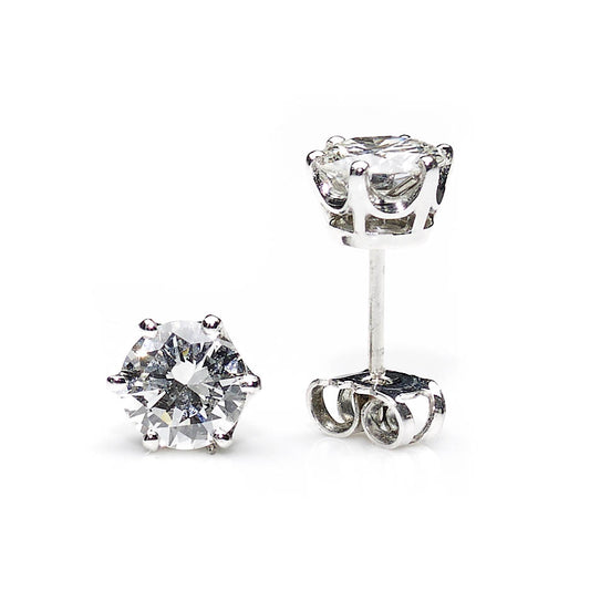 2.35cts Diamond Ear Studs