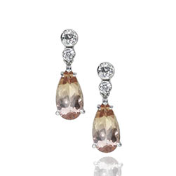 Imperial Topaz Drop Earrings