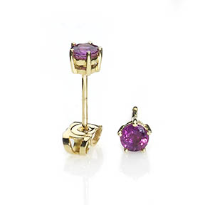 Ruby Ear Studs