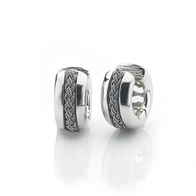 Rope Decoration Hoop Earrings