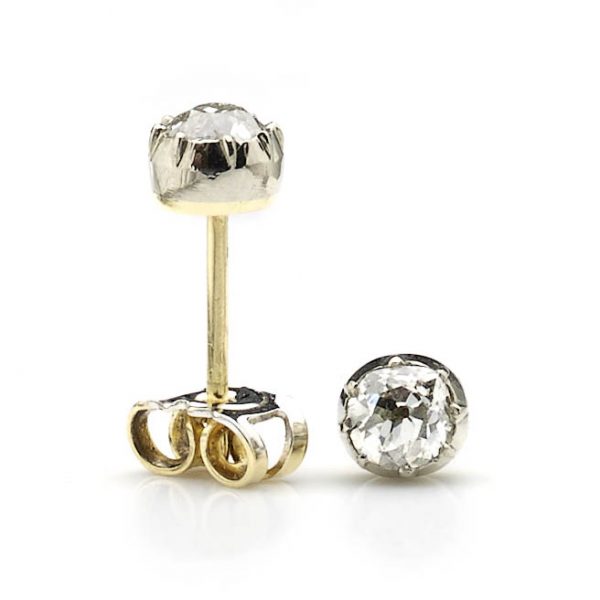 Old Cut Diamond Ear Studs