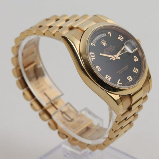 Rolex Day Date 18ct Rose Gold 118205 Automatic Watch, Box and Papers