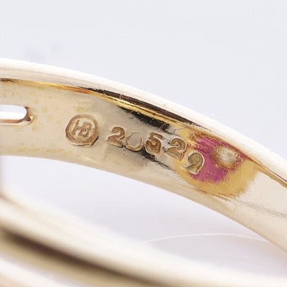 Vintage Oscar Heyman Diamond and Ruby Pear Cluster Ring