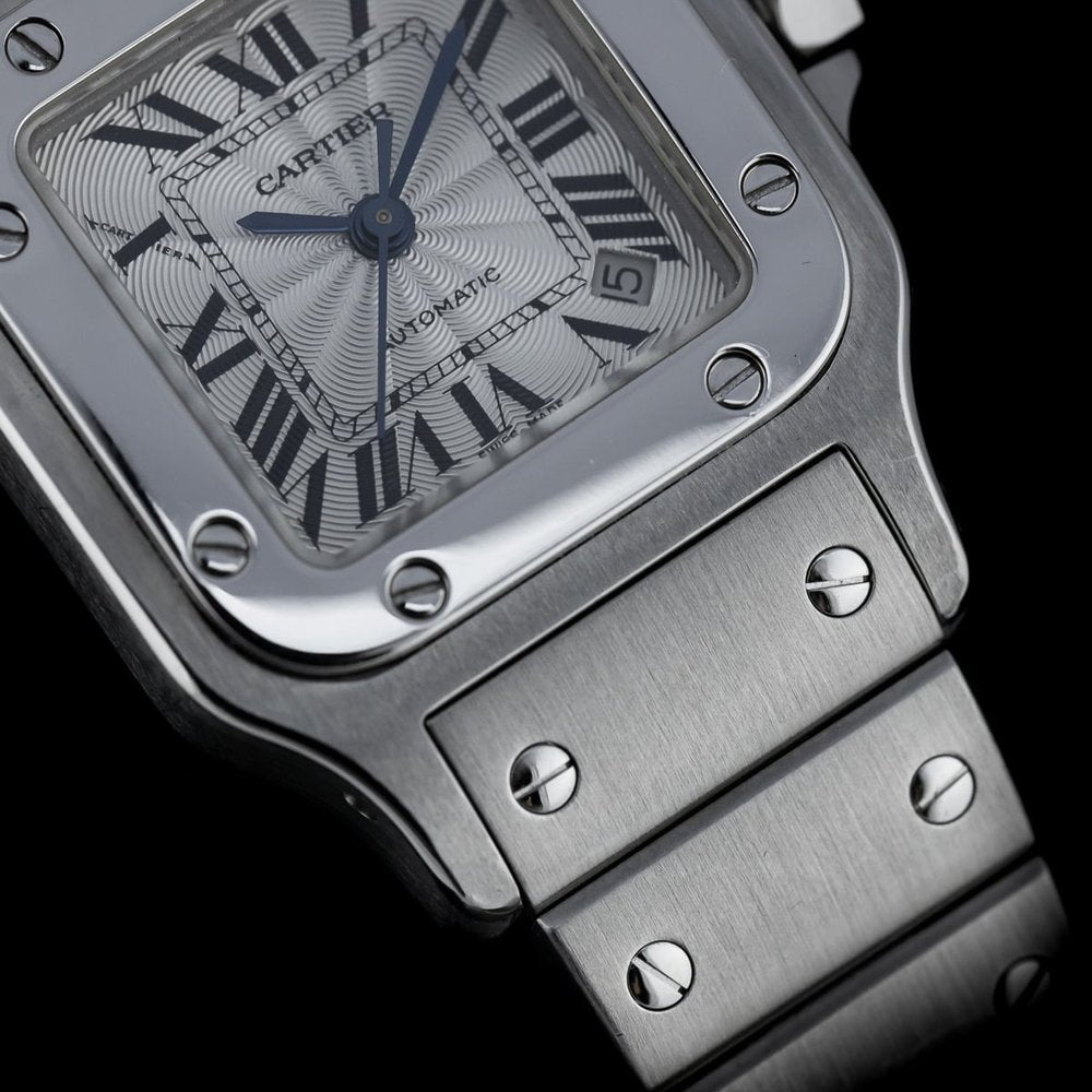 Ladies Cartier Santos Galbee 2423 Automatic Steel Watch