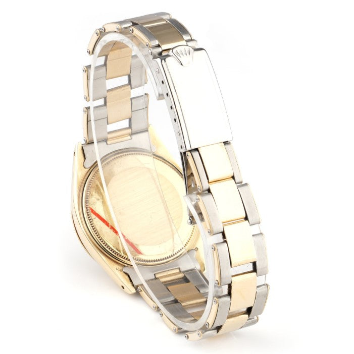 Vintage 1970s Rolex Oyster Perpetual Date 1512 Steel and 14ct Yellow Gold Watch
