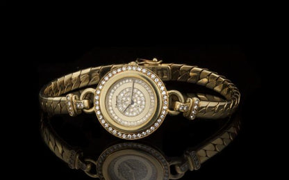 Chopard Ladies 18ct Yellow Gold and Diamond Manual Watch, 1.35 carats