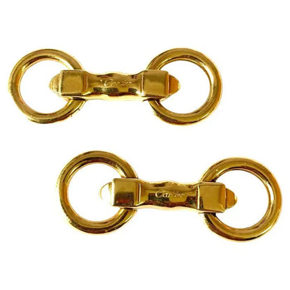 Vintage Cartier 18ct Yellow Gold Cufflinks, Circa 1980s