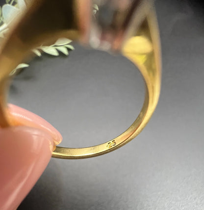 18 Carat Yellow Gold Princess Cut Diamond Single Stone Engagement Ring