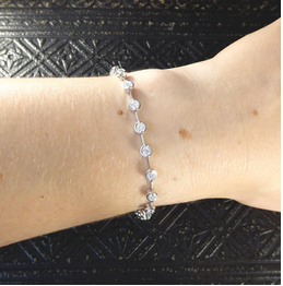 2ct Brilliant Cut Diamond Tennis Bracelet