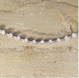 2ct Brilliant Cut Diamond Tennis Bracelet