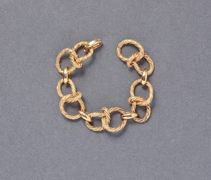 Vintage Gaëtan de Perçin 18ct Twisted Knot Rope Gold Bracelet