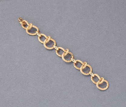 Vintage Gaëtan de Perçin 18ct Twisted Knot Rope Gold Bracelet