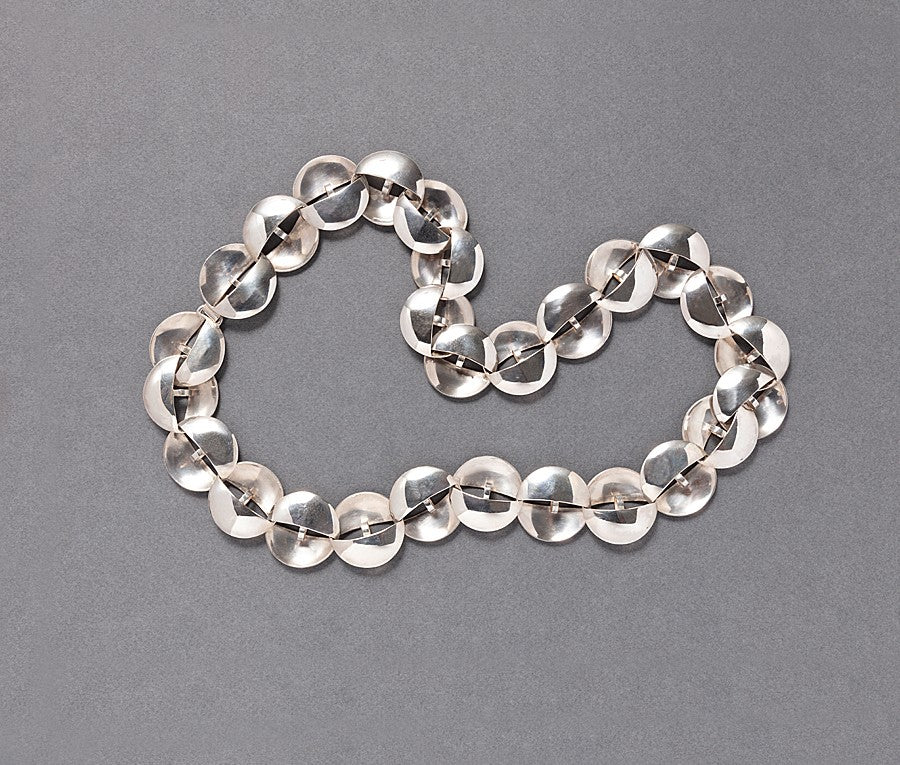 Modern Bernard Laméris Silver Necklace