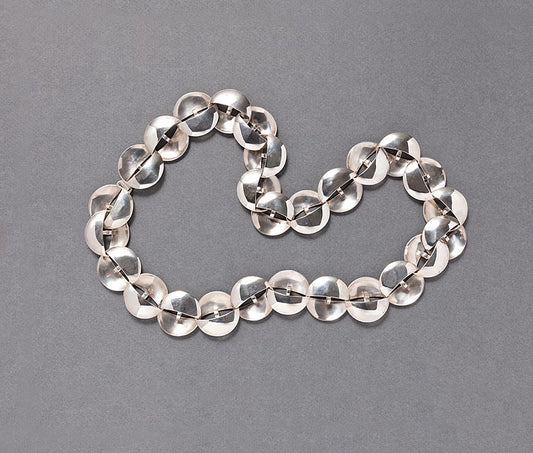 Modern Bernard Laméris Silver Necklace