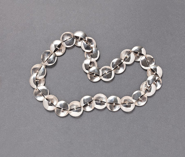 Modern Bernard Laméris Silver Necklace