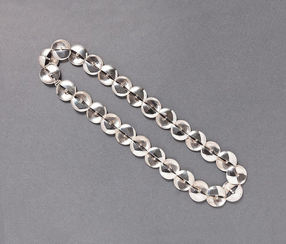 Modern Bernard Laméris Silver Necklace