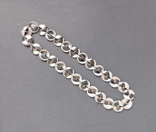 Modern Bernard Laméris Silver Necklace