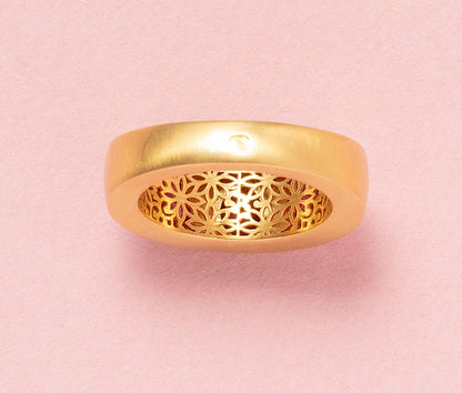 Modern 18ct Three Stone Ruby Ring