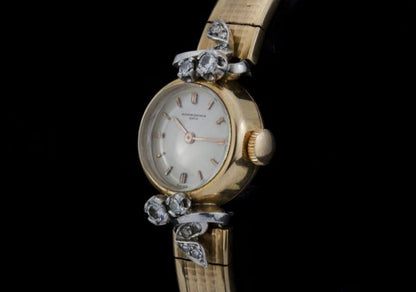 Vintage 1950s Vacheron Constantin 18ct Yellow Gold and Diamond Watch