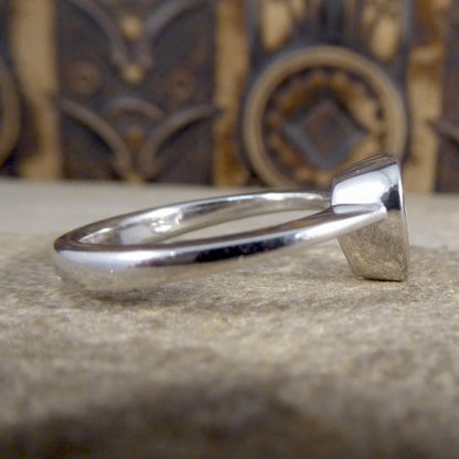 Heart Shaped Diamond Ring, 1.20 Carat Total, set in 18ct White Gold