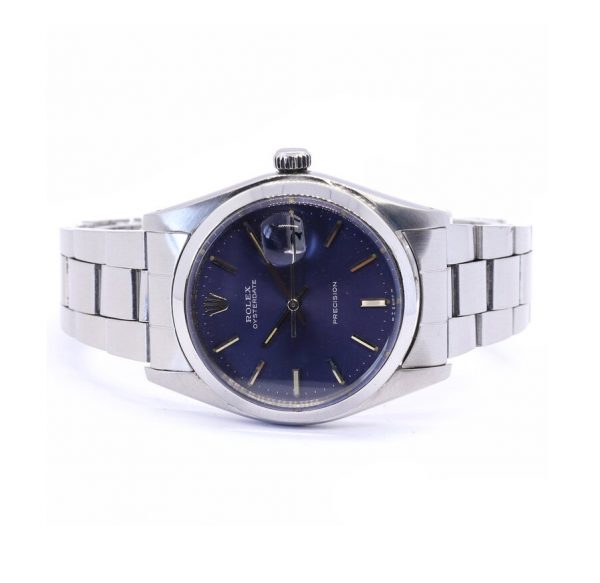Vintage Rolex Oysterdate Precision 6694 Stainless Steel Manual Watch, Circa 1973