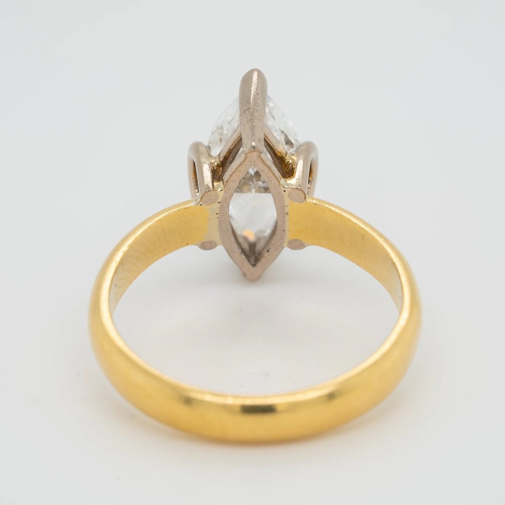 1.40ct Marquise Cut Diamond Solitaire Engagement Ring