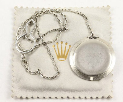 Rolex Cellini 18ct White Gold 3608 Pocket Watch and Chain